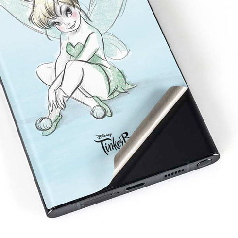 Disney Tinker Bell Sketch Art Galaxy S22 Ultra Skin