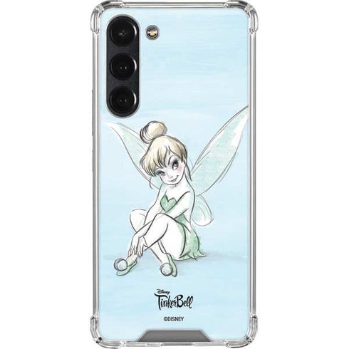 Disney Tinker Bell Sketch Art Galaxy S23 Plus Clear Case