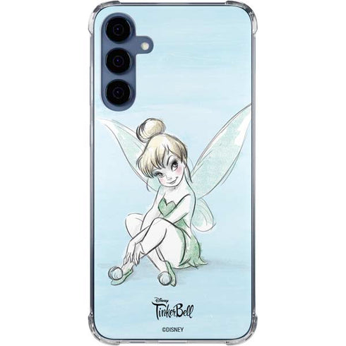 Disney Tinker Bell Sketch Art Galaxy S24 Clear Case
