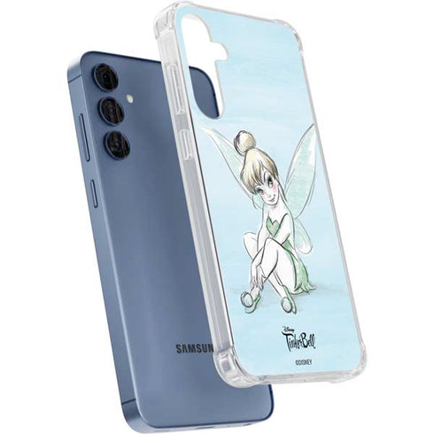 Disney Tinker Bell Sketch Art Galaxy S24 Clear Case