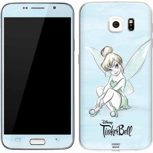 Disney Tinker Bell Sketch Art Galaxy S7 Skin