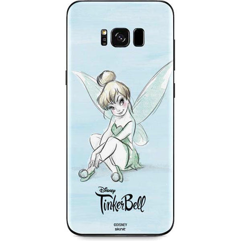 Disney Tinker Bell Sketch Art Galaxy S8 Plus Skin