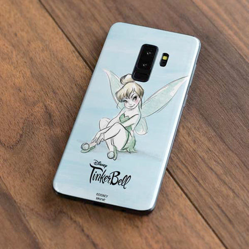 Disney Tinker Bell Sketch Art Galaxy S9 Plus Skin