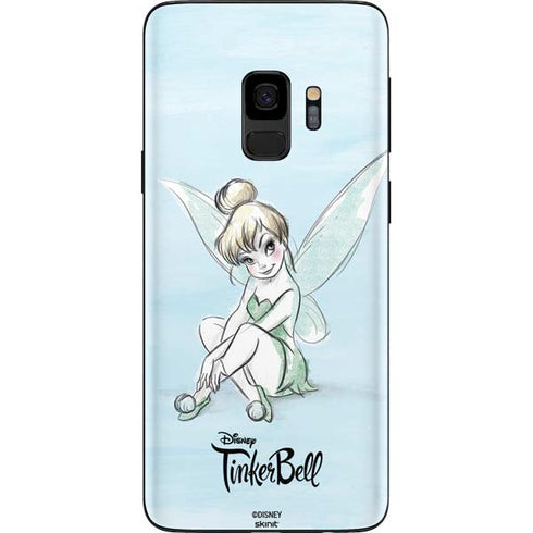 Disney Tinker Bell Sketch Art Galaxy S9 Skin
