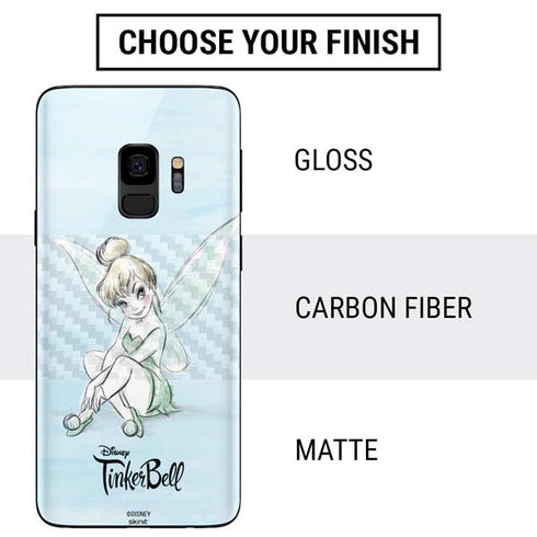 Disney Tinker Bell Sketch Art Galaxy S9 Skin