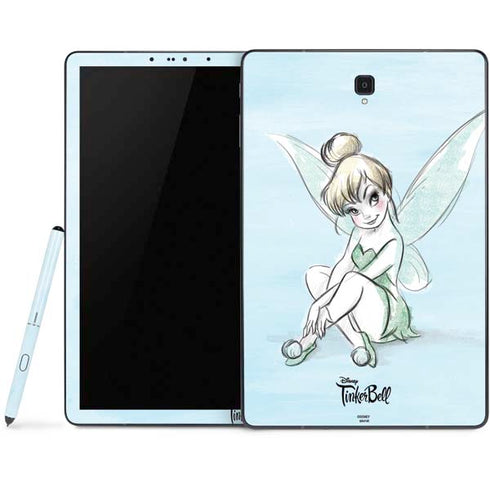 Disney Tinker Bell Sketch Art Samsung Galaxy Tab Skin