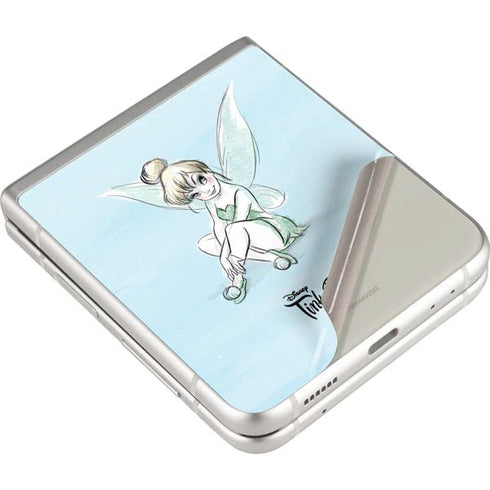 Disney Tinker Bell Sketch Art Galaxy Z Flip3 5G Skin