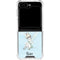 Disney Tinker Bell Sketch Art Galaxy Z Flip5 5G Clear Case