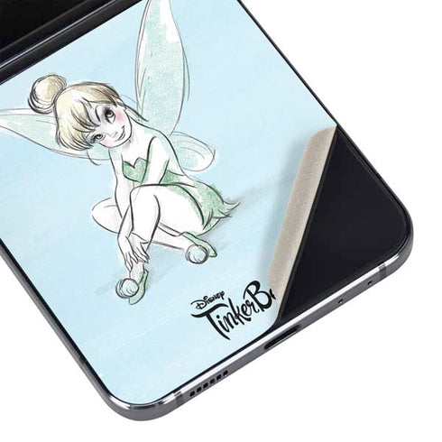 Disney Tinker Bell Sketch Art Galaxy Z Flip5 5G Skin