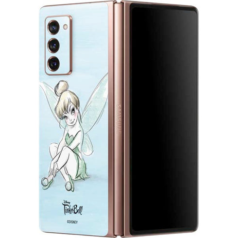 Disney Tinker Bell Sketch Art Galaxy Z Fold2 5G Skin