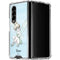 Disney Tinker Bell Sketch Art Galaxy Z Fold4 5G Clear Case