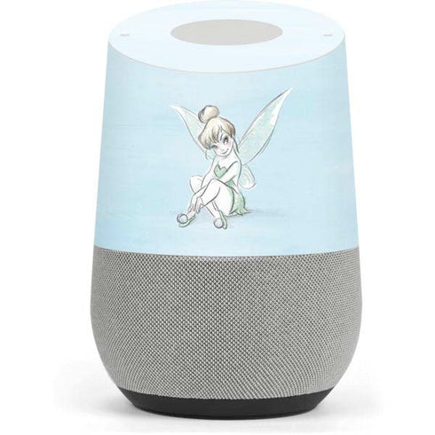 Disney Tinker Bell Sketch Art Google Home Skin