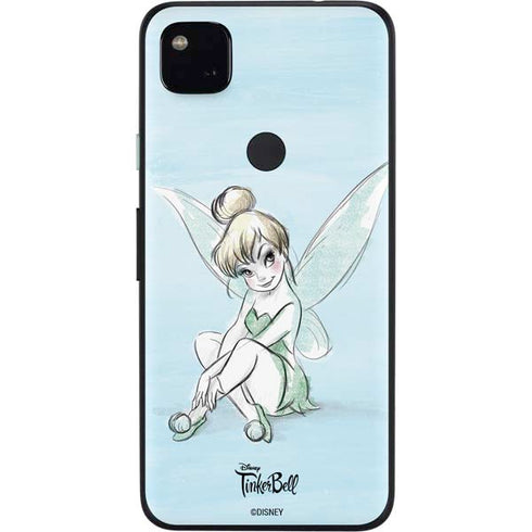 Disney Tinker Bell Sketch Art Google Pixel 4a Skin