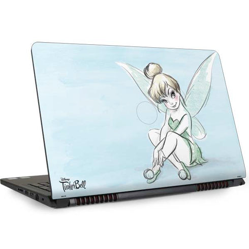 Disney Tinker Bell Sketch Art Dell Inspiron Skin