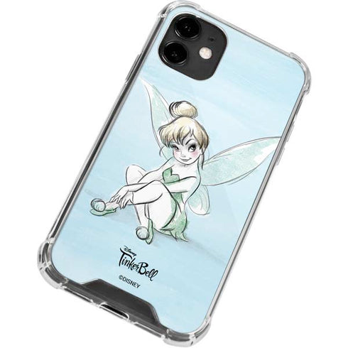 Disney Tinker Bell Sketch Art iPhone 12 Clear Case