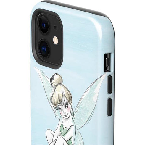 Disney Tinker Bell Sketch Art iPhone 12 Impact Case