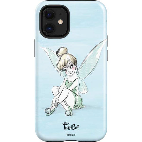 Disney Tinker Bell Sketch Art iPhone 12 Mini Impact Case
