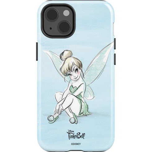 Disney Tinker Bell Sketch Art iPhone 15 Impact Case