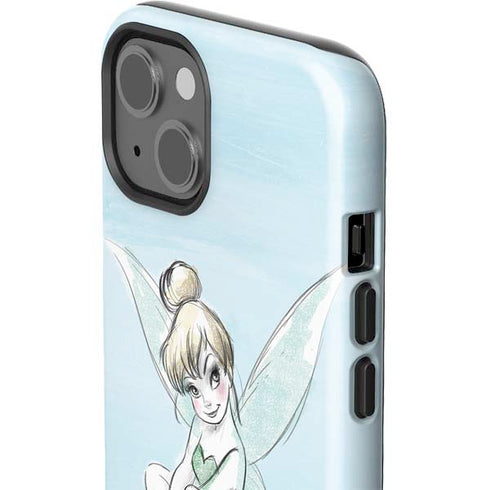 Disney Tinker Bell Sketch Art iPhone 15 Impact Case