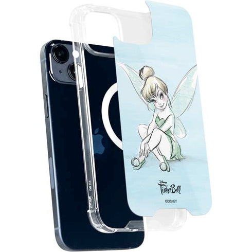 Disney Tinker Bell Sketch Art iPhone 15 Plus MagSafe Case