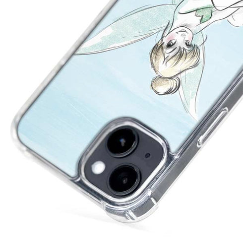 Disney Tinker Bell Sketch Art iPhone 15 Plus MagSafe Case