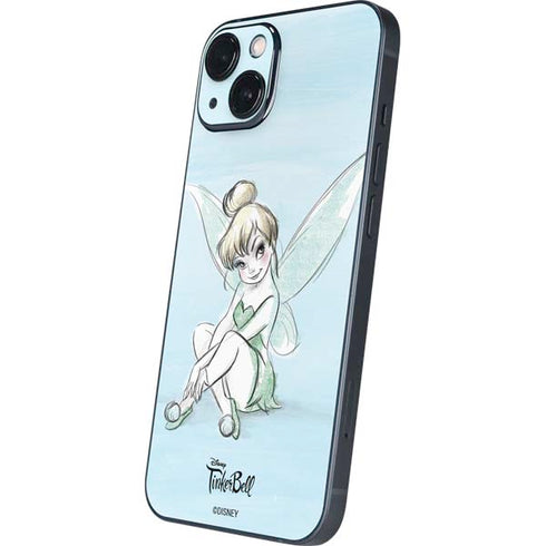 Disney Tinker Bell Sketch Art iPhone 15 Plus Skin