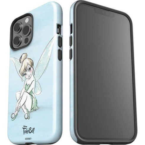 Disney Tinker Bell Sketch Art iPhone 15 Pro Max Impact Case