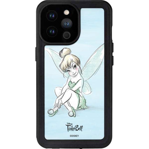 Disney Tinker Bell Sketch Art iPhone 14 Pro Max Waterproof Case