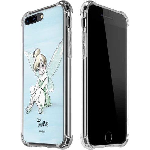 Disney Tinker Bell Sketch Art iPhone 7/8 Plus Clear Case