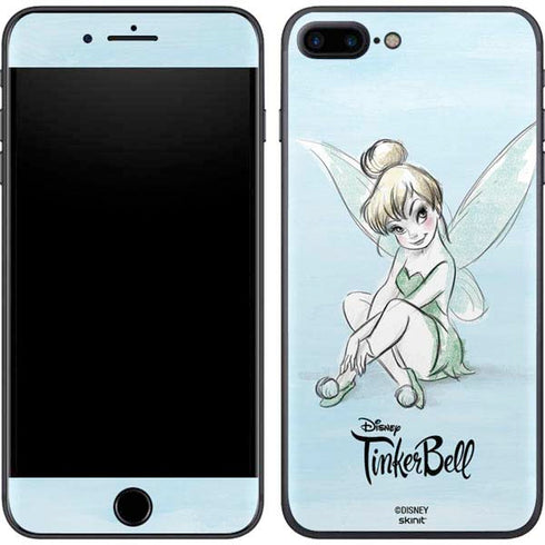Disney Tinker Bell Sketch Art iPhone 8 Plus Skin