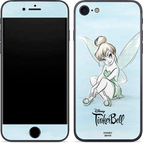 Disney Tinker Bell Sketch Art iPhone 8 Skin