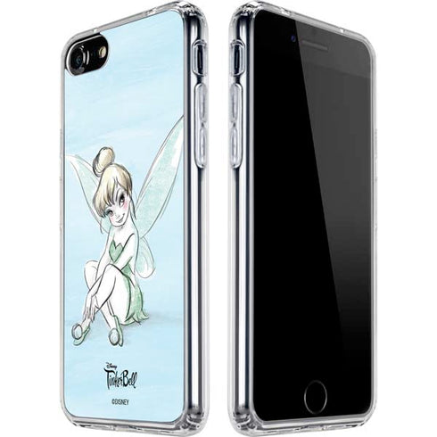 Disney Tinker Bell Sketch Art iPhone SE (2nd & 3rd Gen) Clear Case