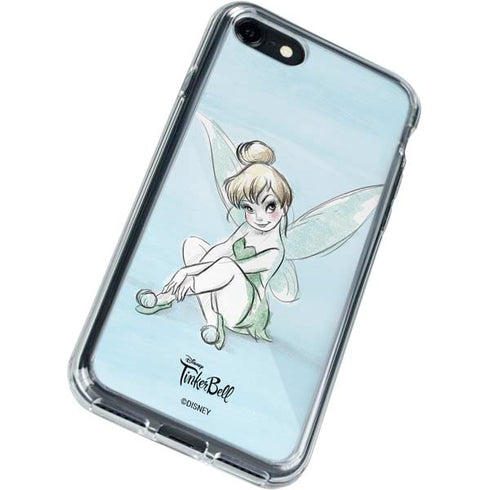 Disney Tinker Bell Sketch Art iPhone SE (2nd & 3rd Gen) Clear Case