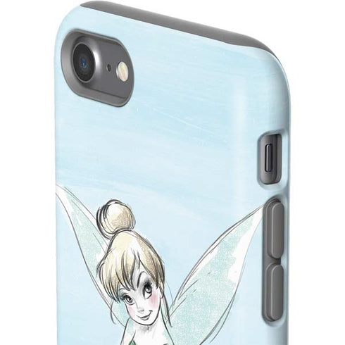 Disney Tinker Bell Sketch Art iPhone SE (2nd & 3rd Gen) Pro Case