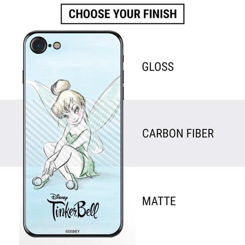 Disney Tinker Bell Sketch Art iPhone SE (2nd & 3rd Gen) Skin