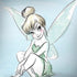 Disney Tinker Bell Sketch Art iPhone X Pro Case