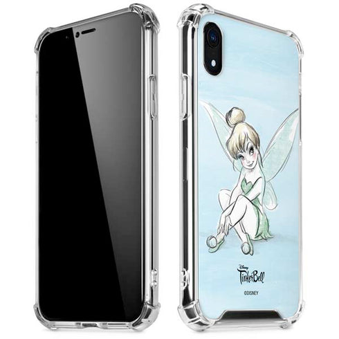 Disney Tinker Bell Sketch Art iPhone XR Clear Case