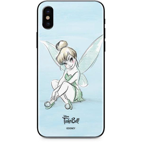 Disney Tinker Bell Sketch Art iPhone XS Skin