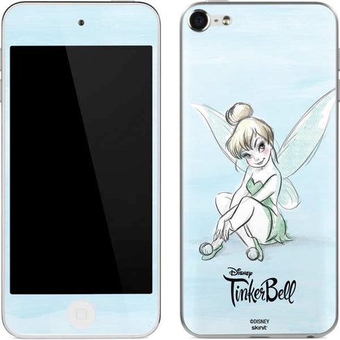 Disney Tinker Bell Sketch Art Apple iPod Skin