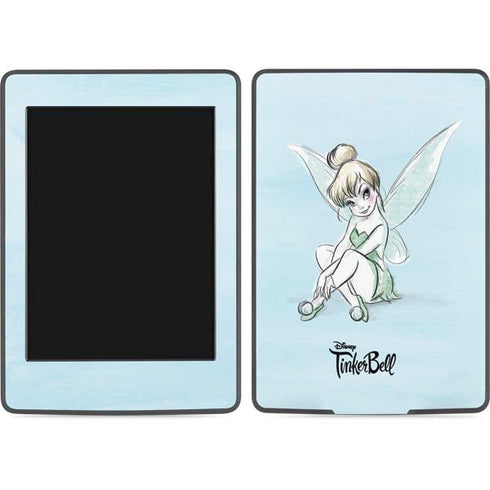 Disney Tinker Bell Sketch Art Amazon Kindle Skin