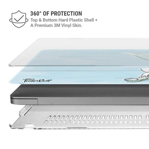 Disney Tinker Bell Sketch Art MacBook Pro 16in (2021-25) Case plus Skin