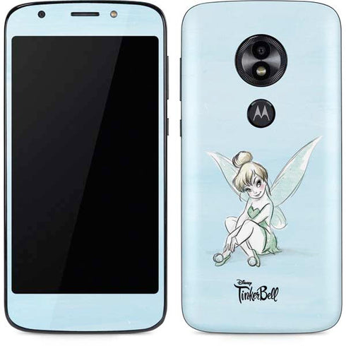 Disney Tinker Bell Sketch Art Moto E5 Play Skin