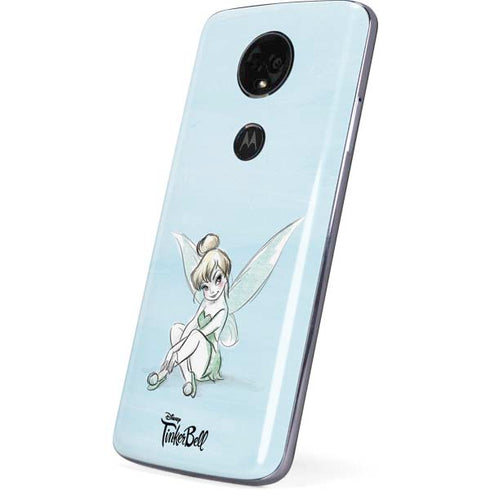 Disney Tinker Bell Sketch Art Moto E5 Plus Skin