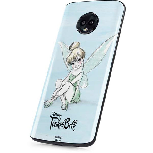 Disney Tinker Bell Sketch Art Moto G6 Skin