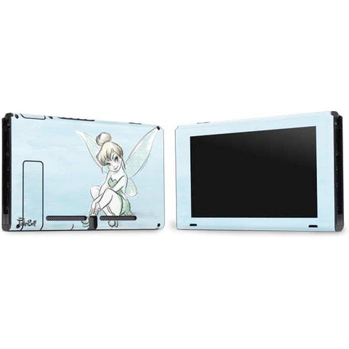 Disney Tinker Bell Sketch Art Nintendo Switch Bundle Skin