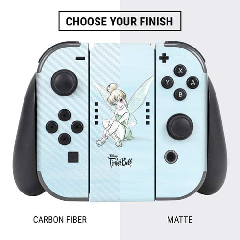 Disney Tinker Bell Sketch Art Nintendo Switch Bundle Skin
