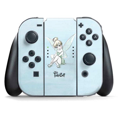 Disney Tinker Bell Sketch Art Nintendo Switch (2017-2021) Joy-Con Controller Skin