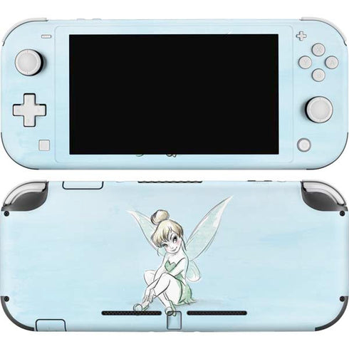 Disney Tinker Bell Sketch Art Nintendo Switch Lite Skin