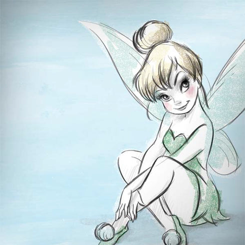 Disney Tinker Bell Sketch Art Notebook 9 Pro 13in (2017) Skin