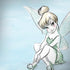 Disney Tinker Bell Sketch Art Notebook 9 Pro 13in (2017) Skin